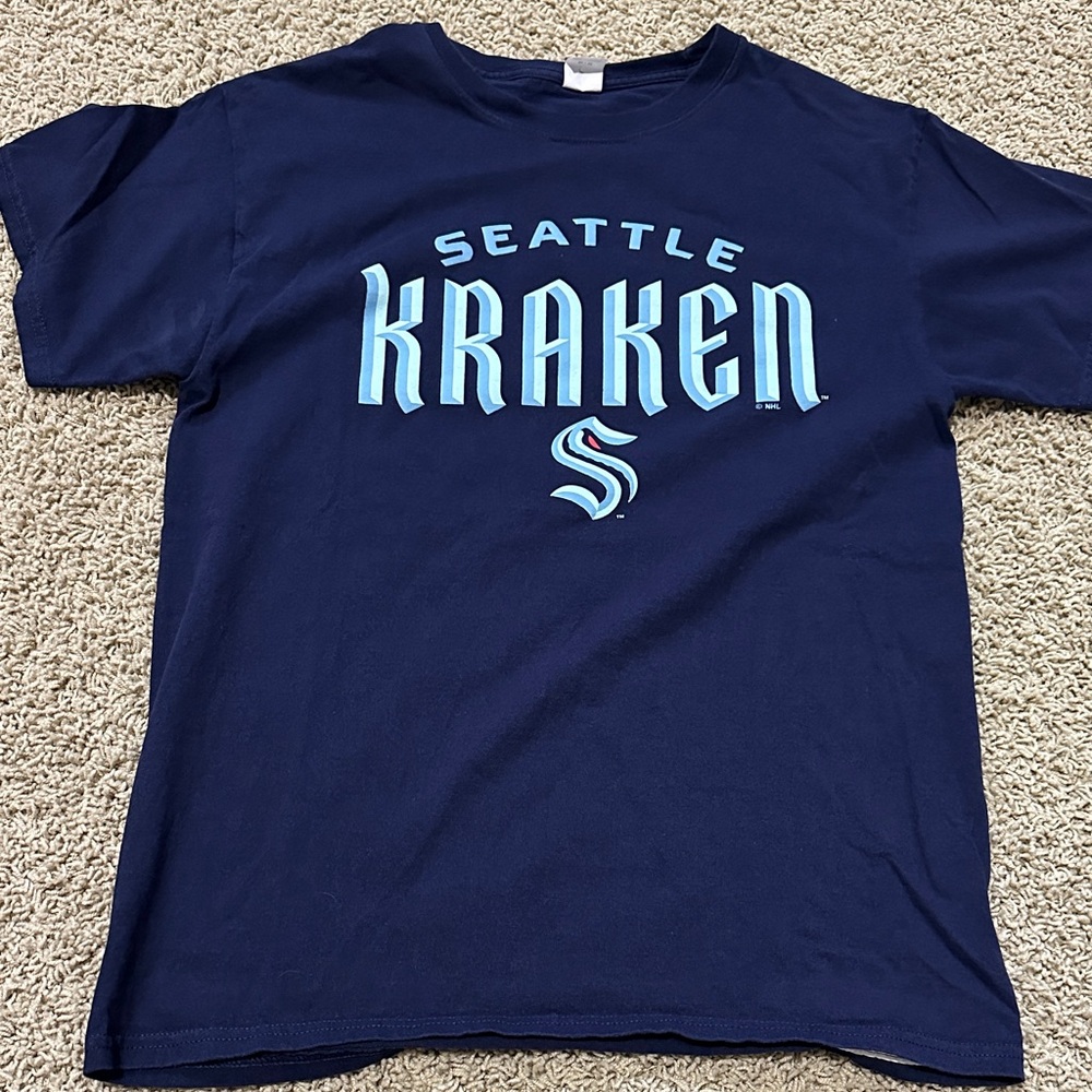 Seattle Kraken Navy Graphic Tee
